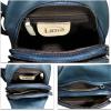 imageGenuine Leather Sling Bag Crossbody Purse Handmade Hiking Daypack Motorcycle Bag Retro Shoulder Backpack Vintage Chest Bag CoffeeNavyblue
