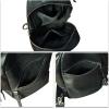 imageGenuine Leather Sling Bag Men and Women Vintage Handmade Leather Sling Backpack Shoulder Crossbody Bag Chest PurseBlack