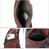 imageGenuine Leather Sling Bag for Men Vintage Handmade Crossbody Daypack Hiking Backpack Retro Crossbody Shoulder Bags LightCoffeeLightcoffee