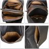 imageGenuine Leather Sling Bag for Men and Women Real Leather Shoulder Crossbody Bag Chest Bag Sling Backpack PurseDarkgrey