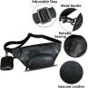imageGenuine Leather Waist Bag Hip Bag Fanny Packs for Women and Men Real Leather Fanny Bag Sling Bag Crossbody Bags Chest Purses BrownBlack