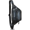 imageGenuine Leather Waist Bag Hip Bag Fanny Packs for Women and Men Real Leather Fanny Bag Sling Bag Crossbody Bags Chest Purses BrownBlack