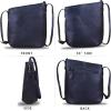 imageLRTO Genuine Leather Crossbody Bags for Women Retro Satchel Purse Handmade Small Designer Cute Shoulder BagDarkgrey