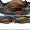 imageLRTO Genuine Leather Fanny Pack for Men and Women Waist Bag Hip Bag Real Leather Fanny Bag Sling Bag Crossbody Bags Chest Purses Brown LRTO15023Black