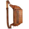 imageLRTO Genuine Leather Fanny Pack for Men and Women Waist Bag Hip Bag Real Leather Fanny Bag Sling Bag Crossbody Bags Chest Purses Brown LRTO15023Brown