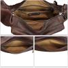 imageLRTO Genuine Leather Fanny Pack for Men and Women Waist Bag Hip Bag Real Leather Fanny Bag Sling Bag Crossbody Bags Chest Purses Brown LRTO15023Coffee