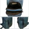imageLRTO Genuine Leather Silng Bag for Men and Women Fashion Real Leather Sling Backpack Shoulder Crossbody Bag Chest PurseNavyblue