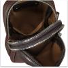 imageLRTO Genuine Leather Sling Bag for Women Small Crossbody Purse Handmade Daypack Retro Shoulder Backpack Vintage Chest Pack BrownCoffee