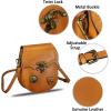 imageLRTO Genuine Leather Small Purses for Women Crossbody Bag Shoulder Bag Phone Pouch Belt Bag
