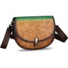imageGenuine Leather Crossbody Bag for Women Retro Leather Pouch Vintage Handbag Purse Ladies SatchelMulticolor1