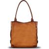 imageGenuine Leather Shoulder Bag Purse for Women Retro Top Handle Bags Handmade Vintage Crossbody Tote Handbags PurseBrown