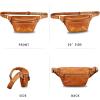 imageGenuine Leather Fanny Pack for Women and Men Vintage Handmade Leather Waist Bag Sling Bag Crossbody Bag Hip Bag Chest Purse CoffeeBrown