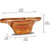 imageGenuine Leather Fanny Pack for Women and Men Vintage Handmade Leather Waist Bag Sling Bag Crossbody Bag Hip Bag Chest Purse CoffeeBrown