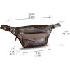 imageGenuine Leather Fanny Pack for Women and Men Vintage Handmade Leather Waist Bag Sling Bag Crossbody Bag Hip Bag Chest Purse CoffeeCoffee