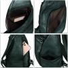 imageGenuine Leather Silng Bag for Men and Women Vintage Leather Sling Backpack Purse Shoulder Crossbody Bag Chest BagDarkgrey