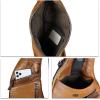 imageGenuine Leather Sling Bag for Men Vintage Handmade Crossbody Daypack Hiking Backpack Retro Crossbody Shoulder Bag