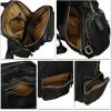 imageGenuine Leather Sling Bag for Men and Women Vintage Leather Sling Backpack Purse Chest Bag Over Shoulder Crossbody BagBlack