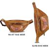 imageGenuine Leather Waist Bag Fanny Pack Purse Multifunction Travel Pouch Hiking Sling Bag Multiple Pockets for Running and Cycling Brown