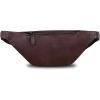 imageGenuine Leather Waist Bag Fanny Pack Purse Multifunction Travel Pouch Hiking Sling Bag Multiple Pockets for Running and Cycling Coffee