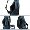imageLRTO Genuine Leather Sling Bag for Men and Women Vintage Real Leather Crossbody Chest Bags Backpack Purse for Travel HikingBlue