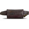 imageLRTO Genuine Leather Waist Bag Fanny Packs Hip Bag for Women and Men Real Leather Small Fanny Bag Sling Bag Crossbody Bags Chest Purses Black LRTO15006Coffee