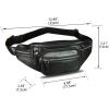 imageGenuine Leather Fanny Packs for Women and Men Waist Bag Vintage Hip Bum Bag Over Shoulder Crossbody Sling Bag BrownBlack