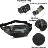 imageGenuine Leather Fanny Packs for Women and Men Waist Bag Vintage Hip Bum Bag Over Shoulder Crossbody Sling Bag BrownBlack