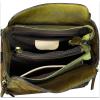 imageGenuine Leather Purses and Handbags for Women Retro Embossed Crossbody Shoulder Bag Satchel PouchesKhaki