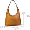 imageGenuine Leather Hobo Bag for Women Tote Bag Vintage Crossbody Shoulder Bag Satchel Purse HandbagBrown