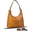 imageGenuine Leather Hobo Bag for Women Tote Bag Vintage Crossbody Shoulder Bag Satchel Purse HandbagBrown