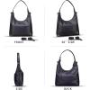 imageGenuine Leather Hobo Bag for Women Tote Bag Vintage Crossbody Shoulder Bag Satchel Purse HandbagPurple