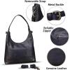 imageGenuine Leather Hobo Bag for Women Tote Bag Vintage Crossbody Shoulder Bag Satchel Purse HandbagPurple