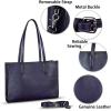 imageGenuine Leather Shoulder Ba for Women Tote Bag Crossbody Hobo Bags Vintage Satchel Purse HandbagPurple