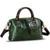 image:imageGenuine Leather Purses Handbags for Women Vintage Designer Crossbody Shoulder Bag Satchel BagGreen