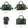 image:imageGenuine Leather Purses Handbags for Women Vintage Designer Crossbody Shoulder Bag Satchel BagGreen