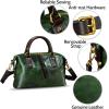 image:imageGenuine Leather Purses Handbags for Women Vintage Designer Crossbody Shoulder Bag Satchel BagGreen