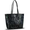 image:imageGenuine Leather Tote Bag for Women Desinger Purses Handbags Full Grain Leather Shoulder Bag for Work Daily UseBlack