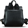 image:imageGenuine Leather Small Backpack Purse for Women Knapsack Casual Daypack College Back Bag BrownBlack