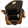 image:imageGenuine Leather Small Backpack Purse for Women Knapsack Casual Daypack College Back Bag BrownBrown
