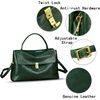 image:imageGenuine Leather Handbag for Women Crossbody Shoulder Bag Designer Satchel PurseGreen