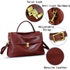 image:imageGenuine Leather Handbag for Women Crossbody Shoulder Bag Designer Satchel PurseLight Coffee