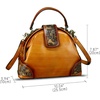 image:imageGenuine Leather Purses for Women Handbags Classical Desinger Doctor Bag Crossbody Shoulder BagBrown