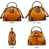 image:imageGenuine Leather Purses for Women Handbags Classical Desinger Doctor Bag Crossbody Shoulder BagBrown