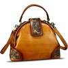 image:imageGenuine Leather Purses for Women Handbags Classical Desinger Doctor Bag Crossbody Shoulder BagBrown