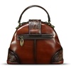 image:imageGenuine Leather Purses for Women Handbags Classical Desinger Doctor Bag Crossbody Shoulder BagLight Coffee