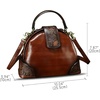 image:imageGenuine Leather Purses for Women Handbags Classical Desinger Doctor Bag Crossbody Shoulder BagLight Coffee