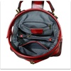 image:imageGenuine Leather Purses for Women Handbags Classical Desinger Doctor Bag Crossbody Shoulder BagRed