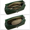 image:imageGenuine Leather Shoulder Bag for Women Hobo Crossbody Bag Designer Satchel Purse HandbagGreen