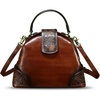 image:imageGenuine Leather Purses for Women Handbags Classical Desinger Doctor Bag Crossbody Shoulder BagLight Coffee