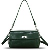 image:imageGenuine Leather Shoulder Bag for Women Hobo Crossbody Bag Designer Satchel Purse HandbagGreen